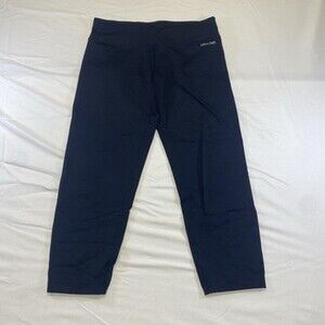 Calvin Klein Performance Quick Dry Black Cropped Yoga Capri Pants Size S!